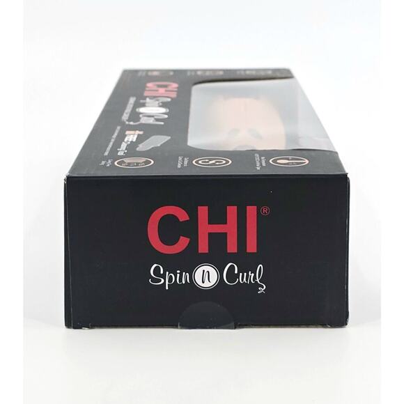 CHI Spin N Curl Special Edition Ceramic Rotating Curling Iron Rose Gold New - Picture 16 of 16